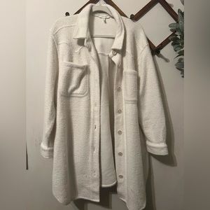 Women’s Maurice’s 1x white shacket